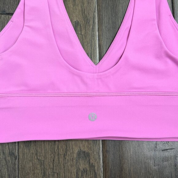 Lululemon Align V-Neck Bra *Light Support, A/B Cup Dahlia Mauve - Picture 3 of 6
